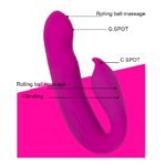 VIBRADOR G-SPOT CON BOLAS INTERNAS RODANTES - Imagen 4