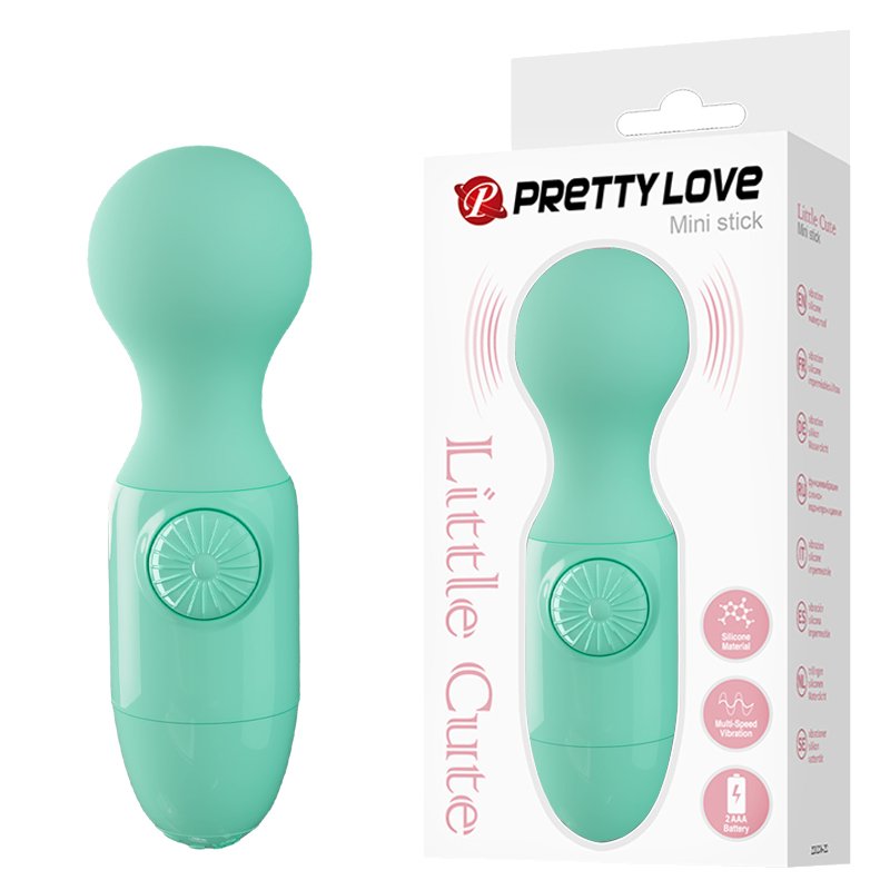 VIBRADOR VARITA MINI STICK CIAN