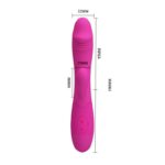 VIBRADOR SNAPPY RECARGABLE-MAGENTA - Imagen 4