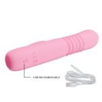 VIBRADOR RABBIT RETRACTIL LEOPOLD-PINK - Imagen 8