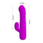 VIBRADOR RABBIT RETRACTIL LEOPOLD - Imagen 4