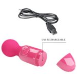 VIBRADOR VARITA MINI STICK FUCSIA - Imagen 4