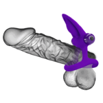 ANILLO VIBRADOR DOBLE SUJETACION- PURPLE - Imagen 9