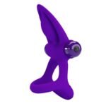 ANILLO VIBRADOR DOBLE SUJETACION- PURPLE - Imagen 2