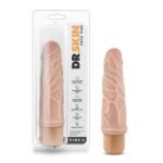 VIBRADOR DR.SKIN COCK VIBE 03 BEIGE 7.25"