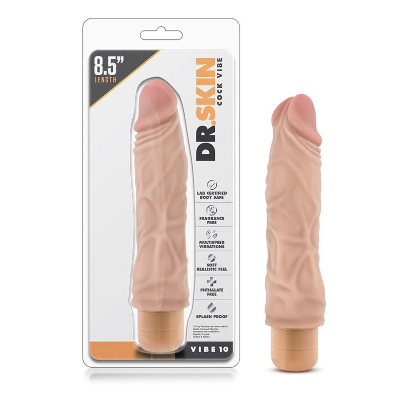 VIBRADOR REALISTA DR.SKIN VIBE #10 21.6 CM