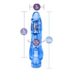 VIBRADOR DILDO FANTASY VIBE BLUE - Imagen 3