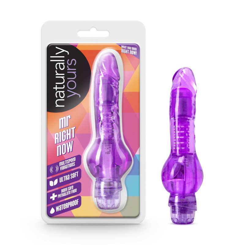 VIBRADOR MR.RIGHT NOW LILA 16.50 CM
