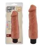 DILDO VIBRADOR REALISTA GREEDY LATIN 24 CM.