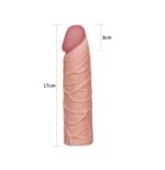 FUNDA Add 1" Pleasure X Tender Penis Sleeve Flesh - Imagen 3