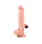 FUNDA Add 2" Pleasure X Tender Vibrating Penis Sleeve Flesh - Imagen 3