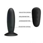 VIBRADOR ANAL RECARGABLE CONTROL REMOTO SILICONA 11CM 3.3 CM - Imagen 6