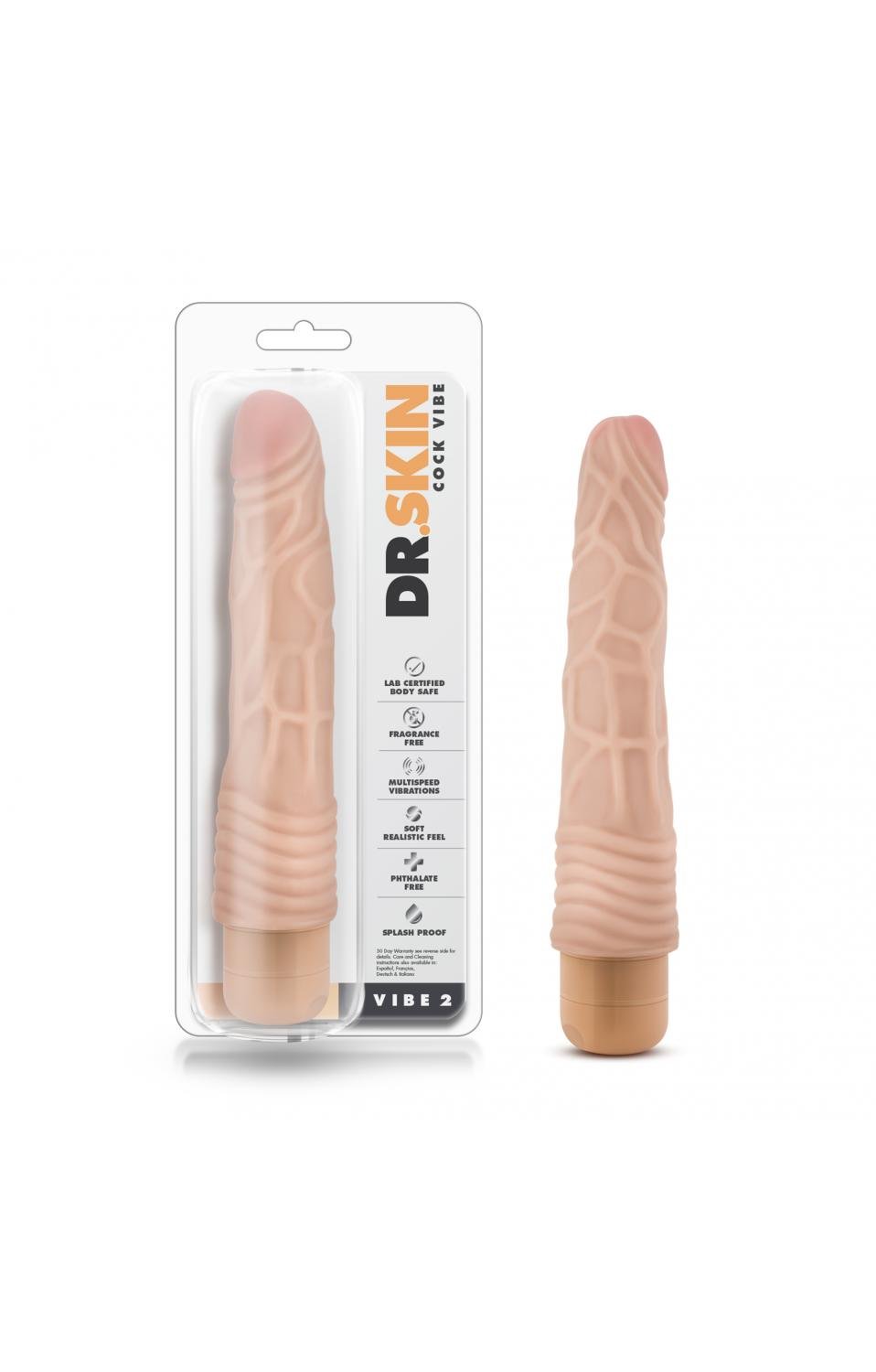 VIBRADOR REALISTA DR. SKIN COCK VIBE 2